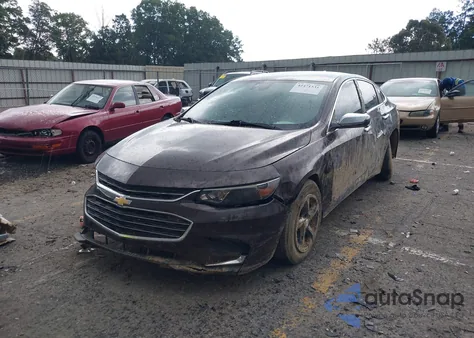 2016 Chevrolet Malibu Lt из США, поврежденный, VIN 1G1ZE5ST2GF286236